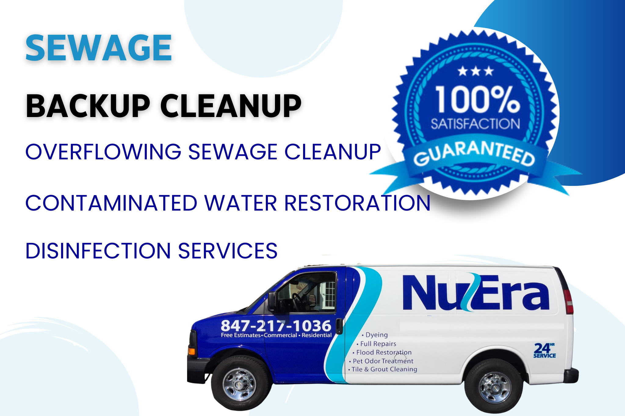 Sewage Backup Cleanup and Water Damage Restoration - NuEra Enterprises