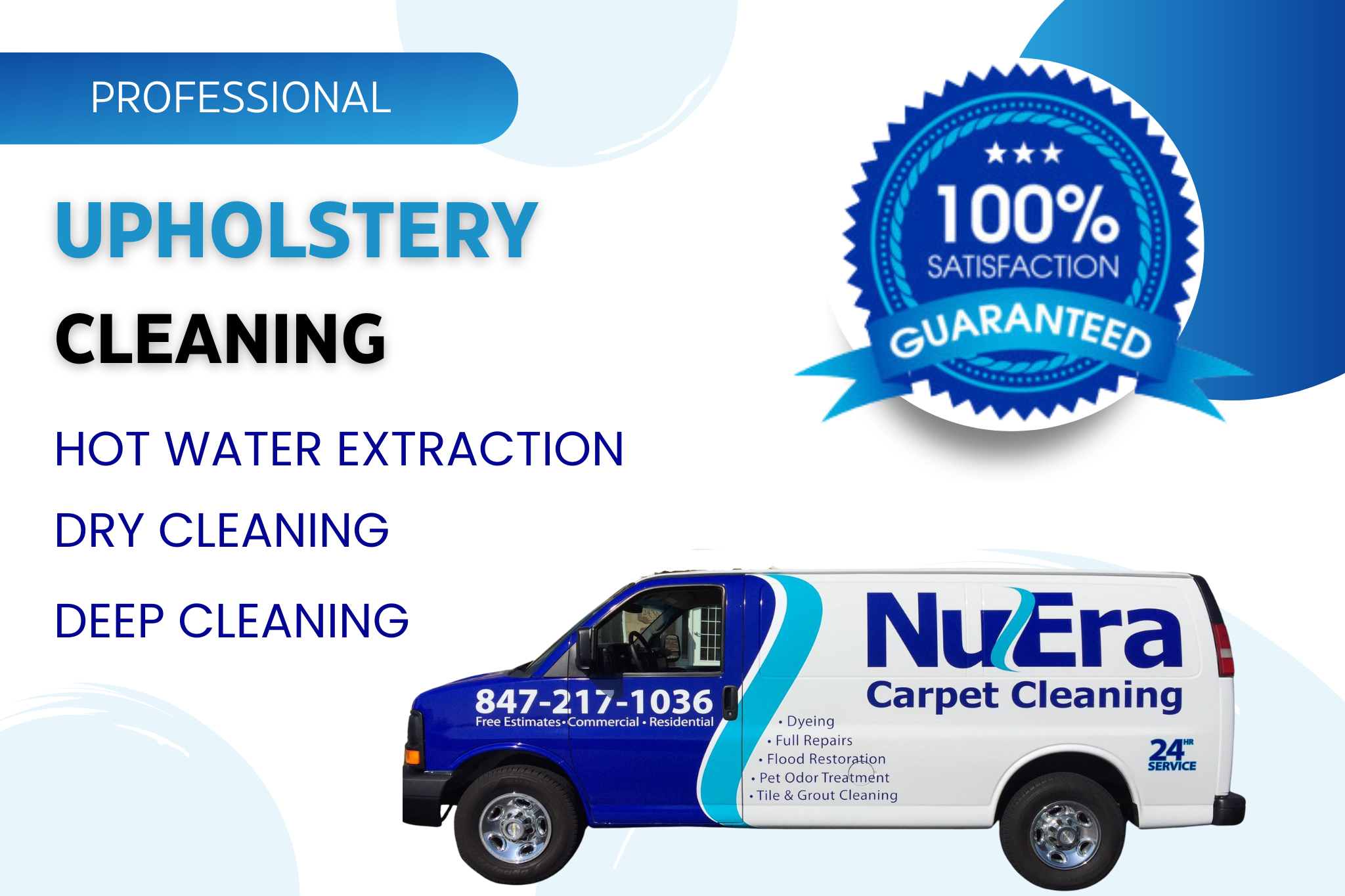 Upholstery Deep Cleaning - NuEra Enterprises
