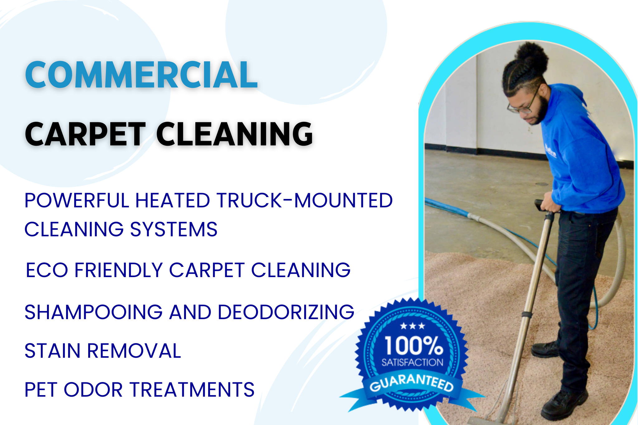 professional commercial carpet cleaning by NuEra Restoration and Remodeling