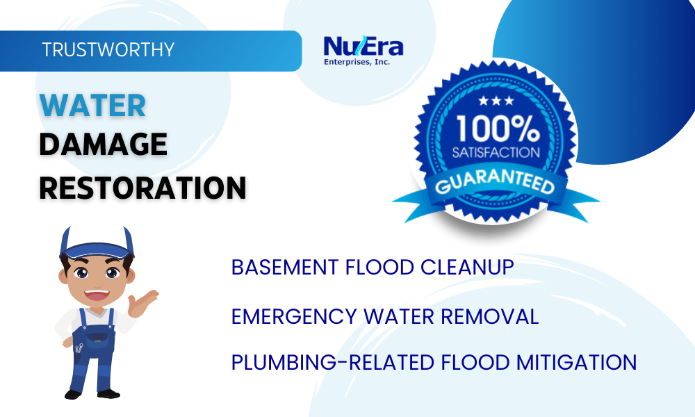 Water Damage Restoration by NuEra Restoration and Remodeling