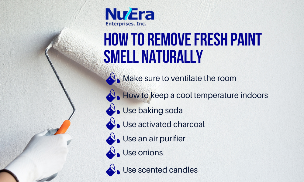 How to Remove Fresh Paint Smell Naturally